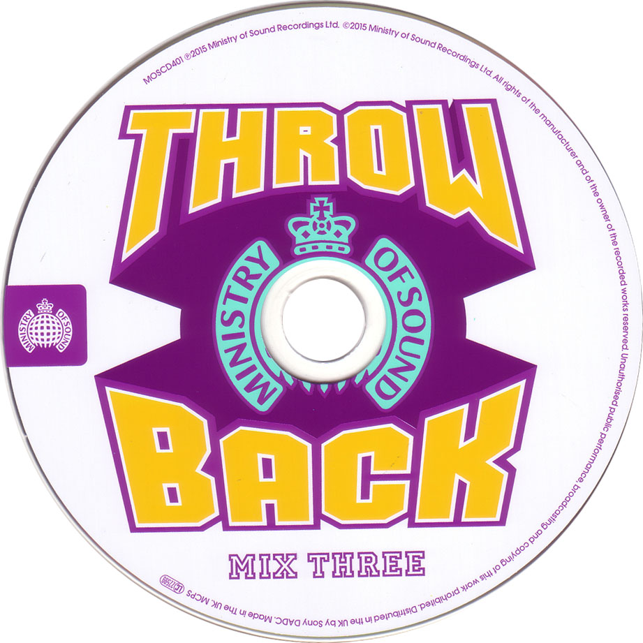 Cartula Cd2 de Ministry Of Sound: Throwback Old Skool Anthems