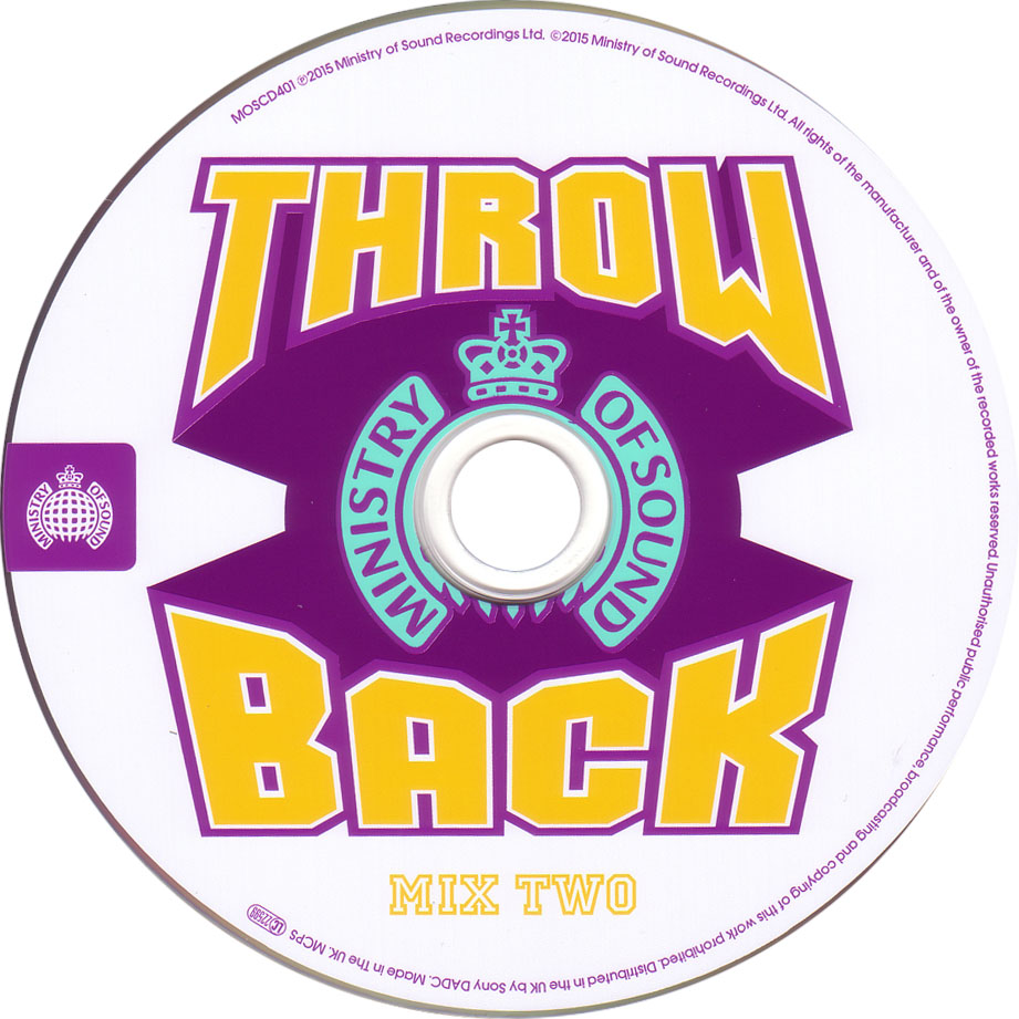 Cartula Cd3 de Ministry Of Sound: Throwback Old Skool Anthems