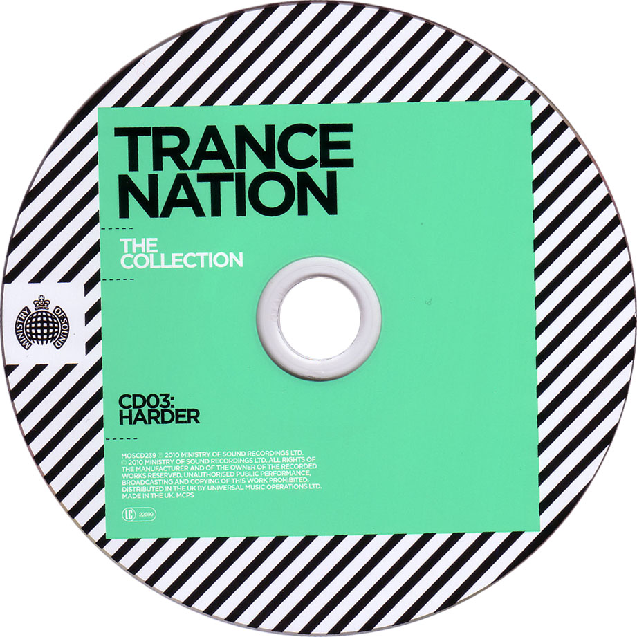 Car�tula Cd3 de Ministry Of Sound Trance Nation: The Collection