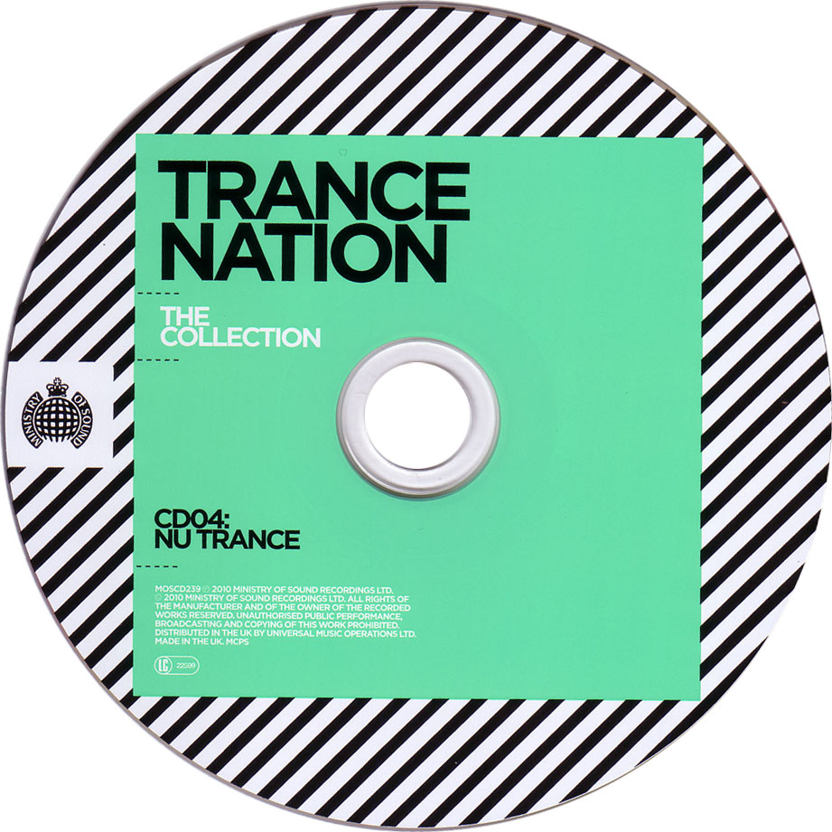 Car�tula Cd4 de Ministry Of Sound Trance Nation: The Collection