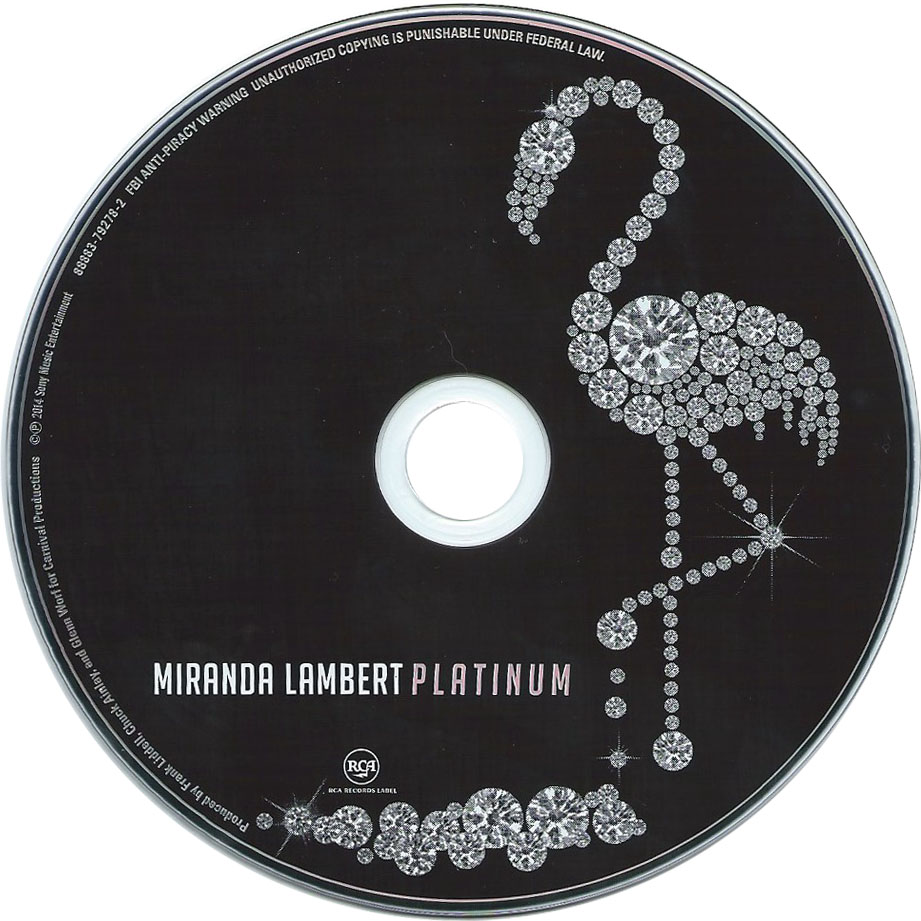 Cartula Cd de Miranda Lambert - Platinum