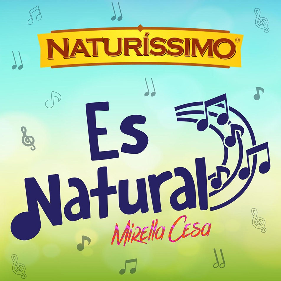 Cartula Frontal de Mirella Cesa - Es Natural (Naturissimo) (Cd Single)