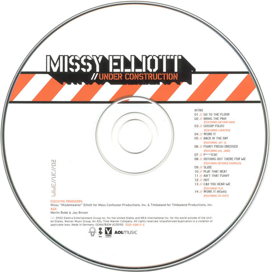 Cartula Cd de Missy Elliott - Under Construction