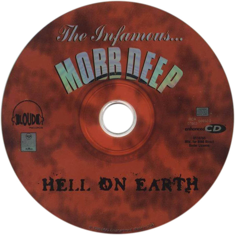 Cartula Cd de Mobb Deep - Hell On Earth