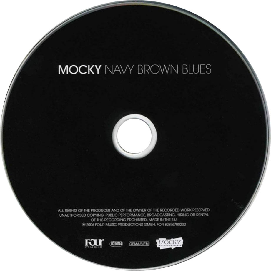 Cartula Cd de Mocky - Navy Brown Blues