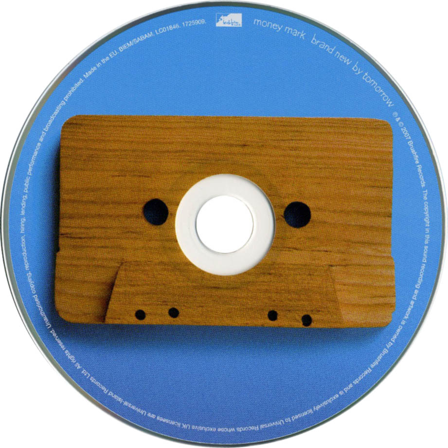 Cartula Cd de Money Mark - Brand New By Tomorrow