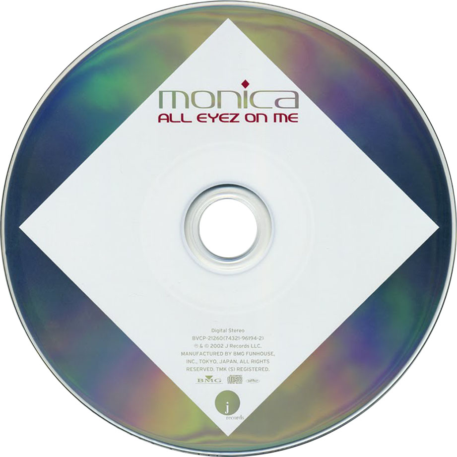 Cartula Cd de Monica - All Eyez On Me
