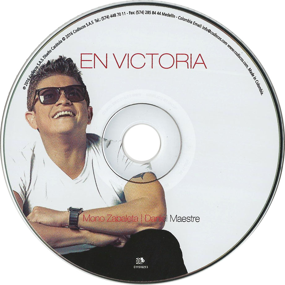 Cartula Cd de Mono Zabaleta & Daniel Maestre - En Victoria