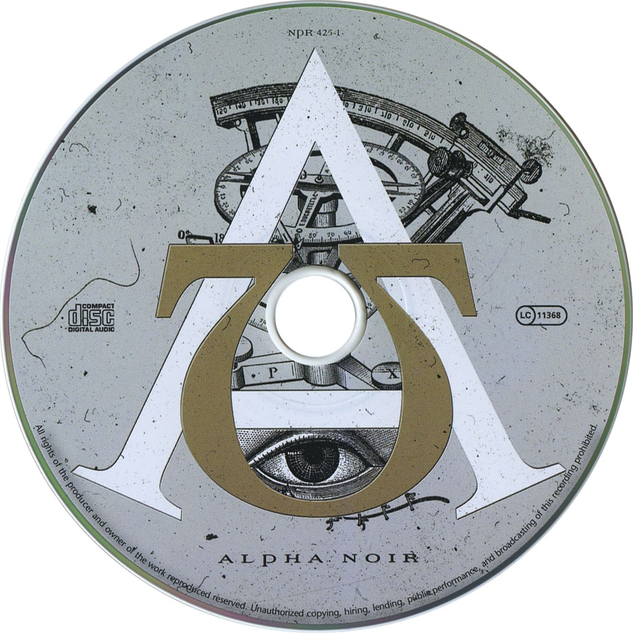 Cartula Cd1 de Moonspell - Alpha Noir / Omega White