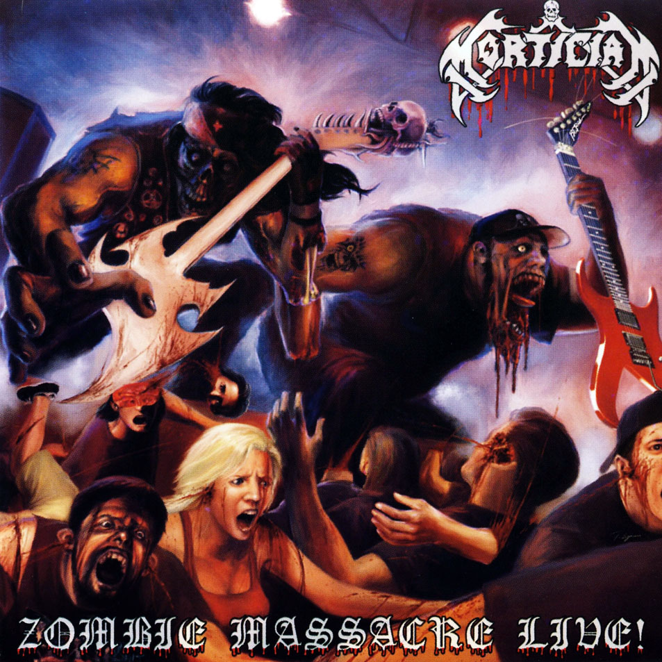 Cartula Frontal de Mortician - Zombie Massacre Live!