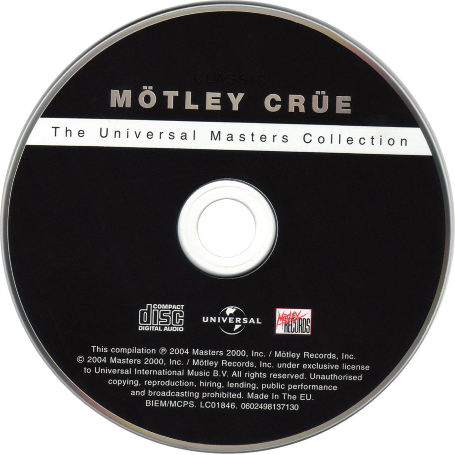 Cartula Cd de Motley Crue - Classic Motley Crue