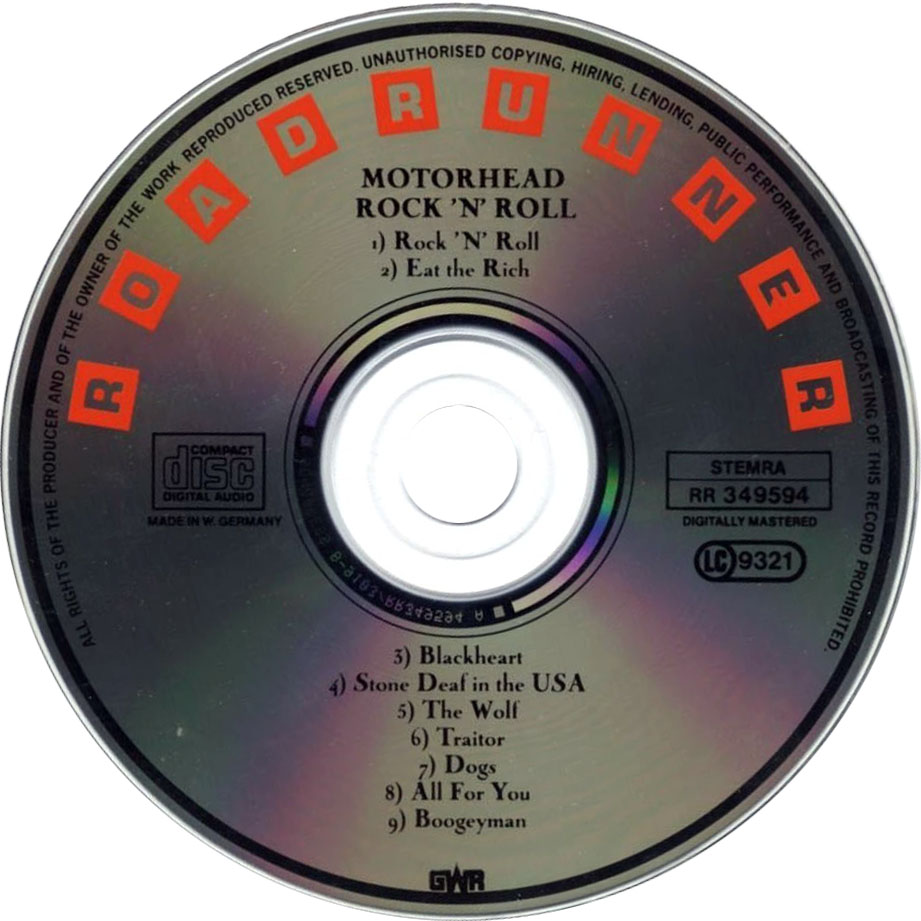 Cartula Cd de Motrhead - Rock 'n' Roll