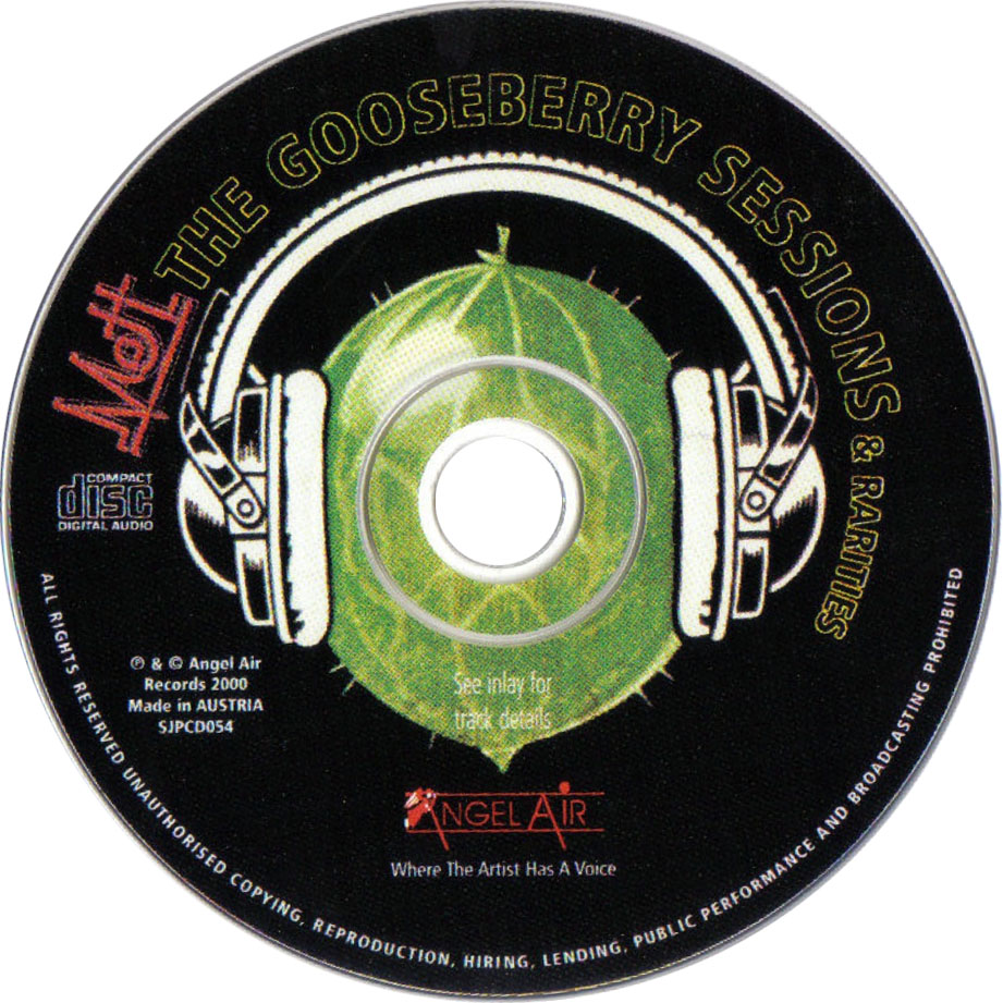 Cartula Cd de Mott The Hoople - The Gooseberry Sessions & Rarities