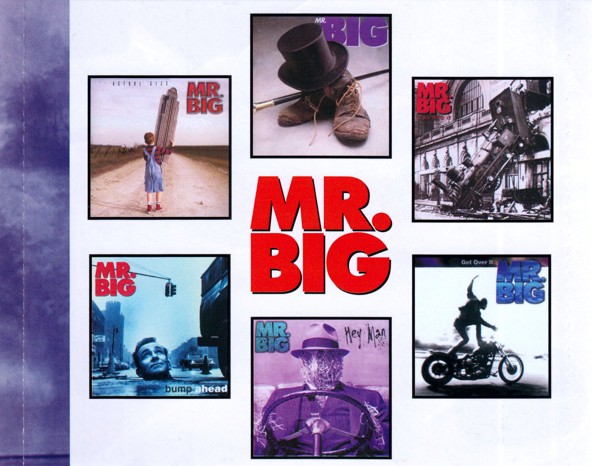 Cartula Interior Trasera de Mr. Big - Greatest Hits