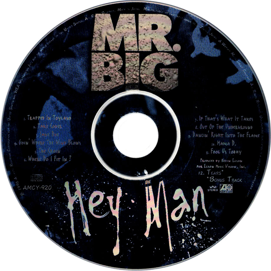 Cartula Cd de Mr. Big - Hey Man (Japan Edition)