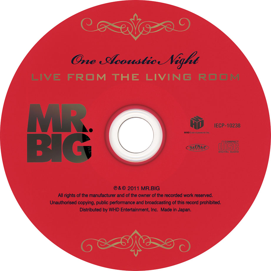Cartula Cd de Mr. Big - One Acoustic Night: Live From The Living Room