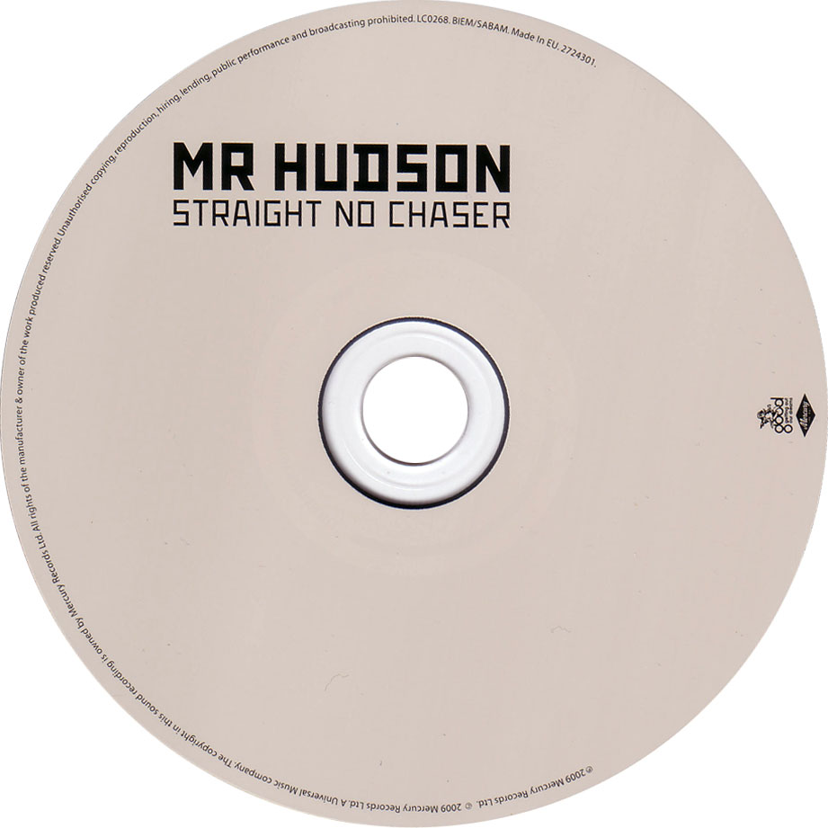 Cartula Cd de Mr Hudson - Straight No Chaser