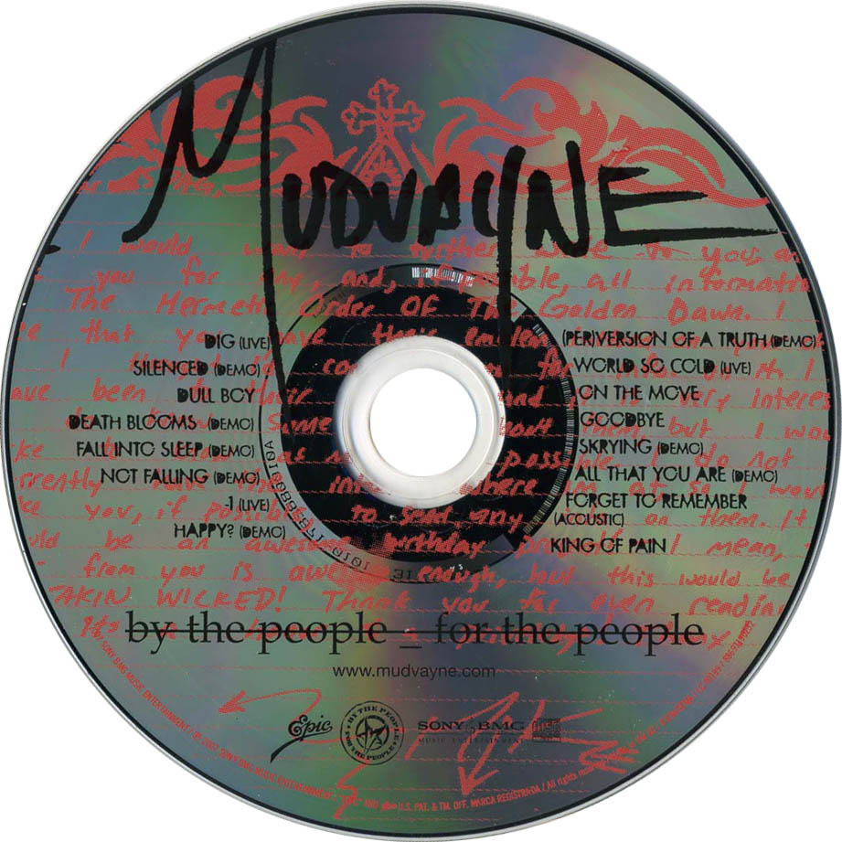 Cartula Cd de Mudvayne - By The People, For The People