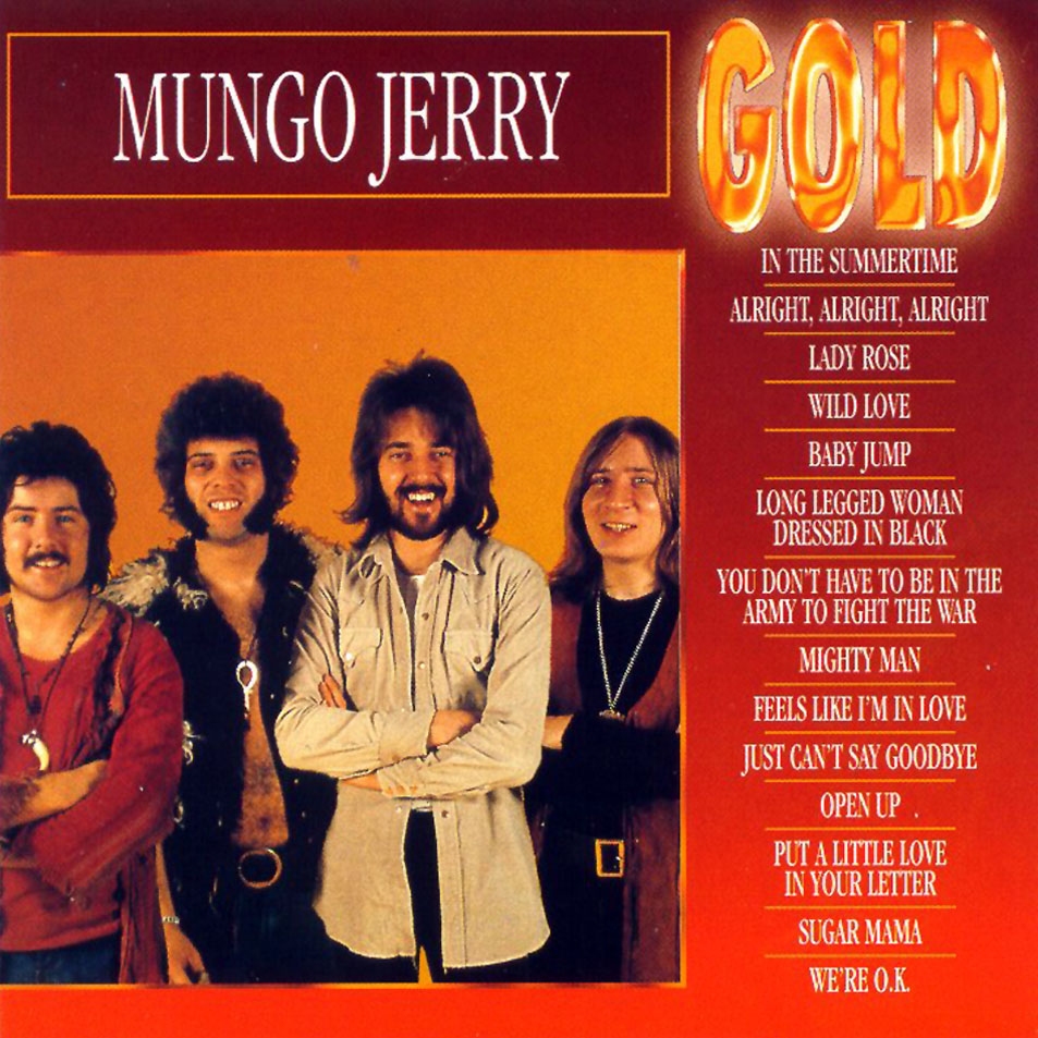 Cartula Frontal de Mungo Jerry - Gold