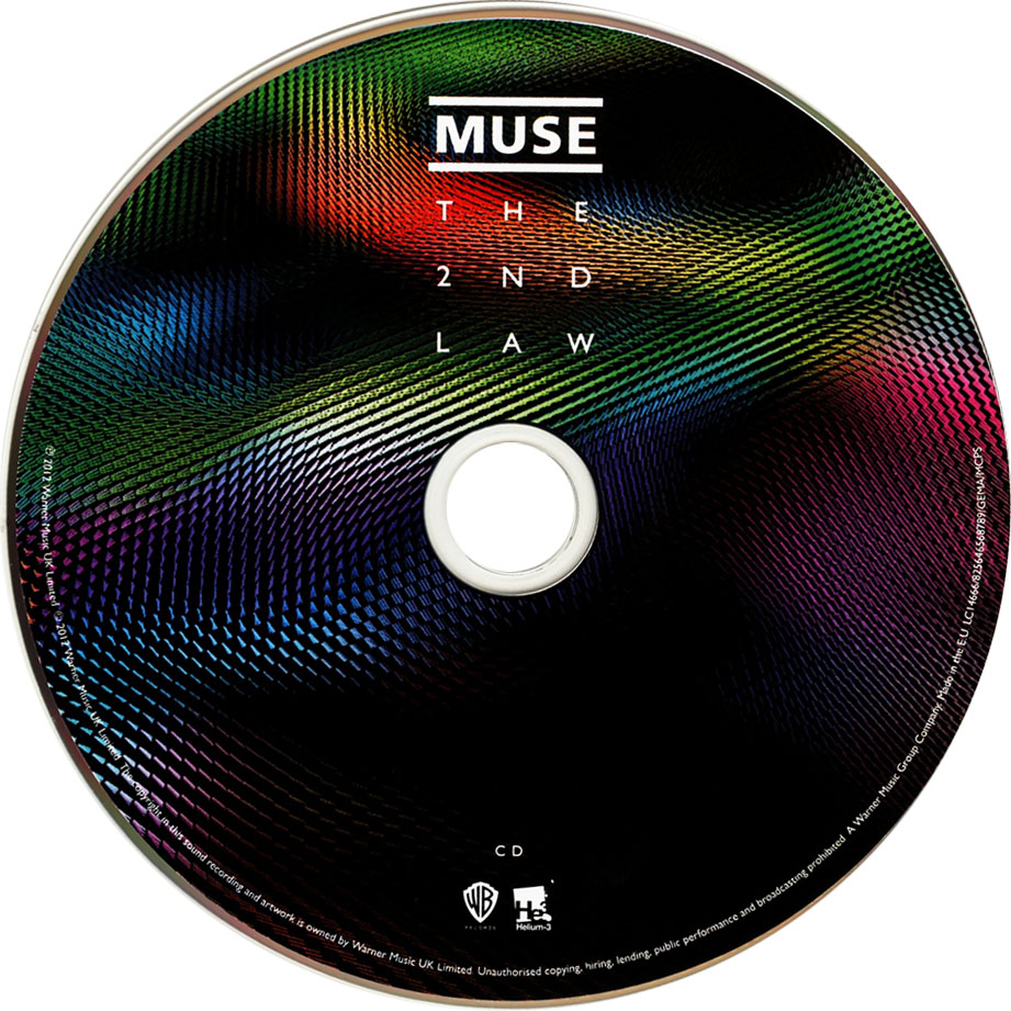 Cartula Cd de Muse - The 2nd Law (Deluxe Edition)