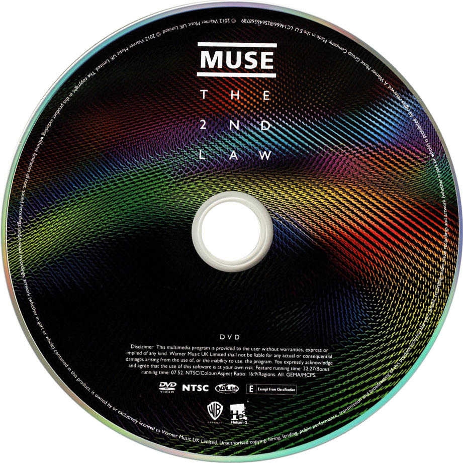 Cartula Dvd de Muse - The 2nd Law (Deluxe Edition)