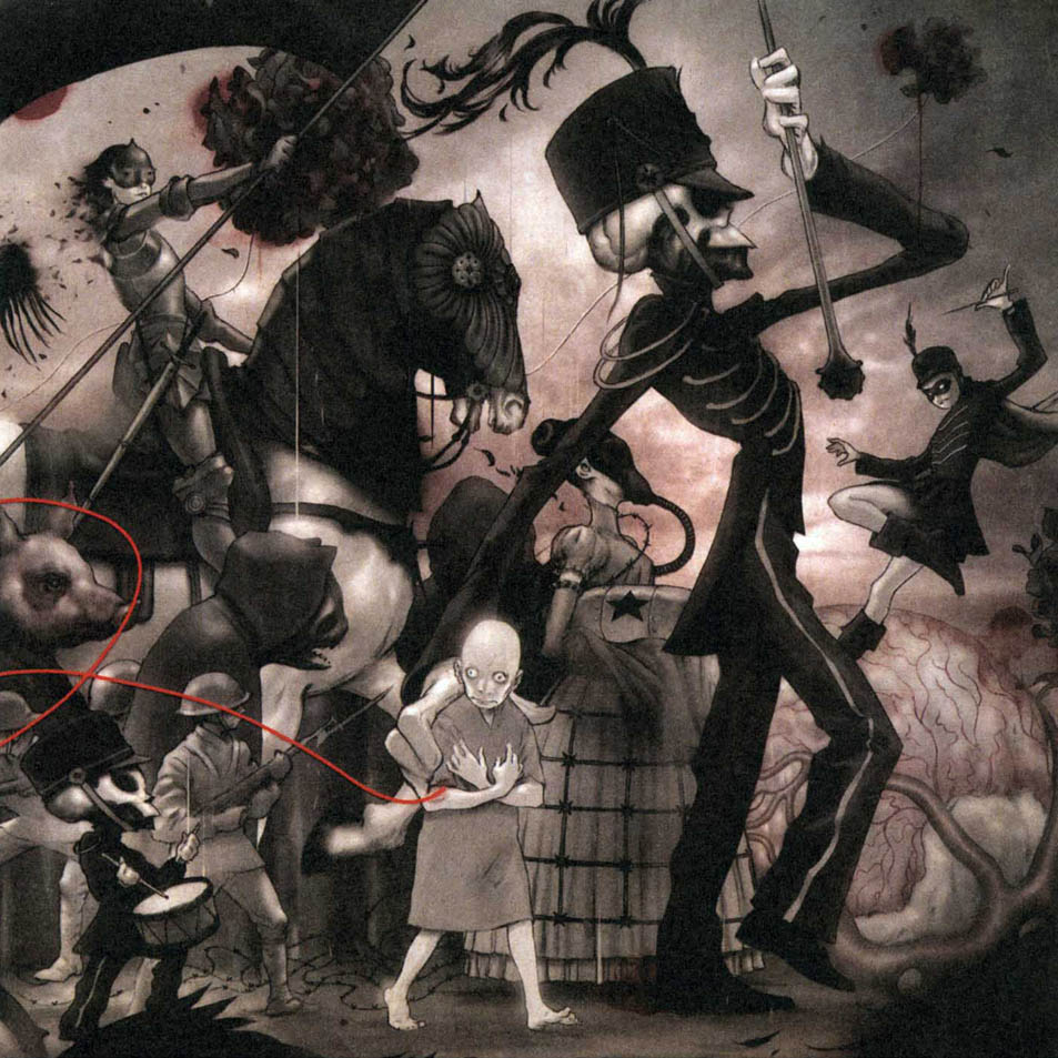 Cartula Interior Frontal de My Chemical Romance - The Black Parade