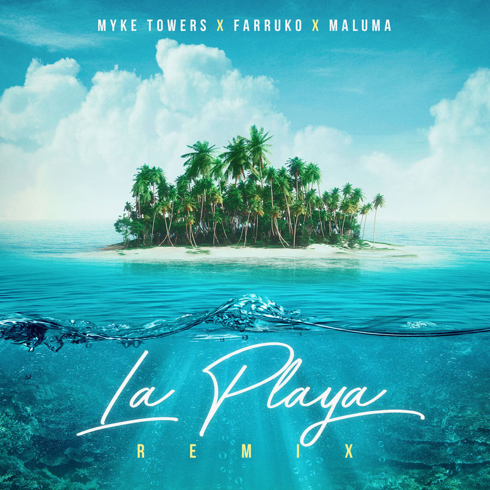 Cartula Frontal de Myke Towers - La Playa (Featuring Farruko & Maluma) (Remix) (Cd Single)