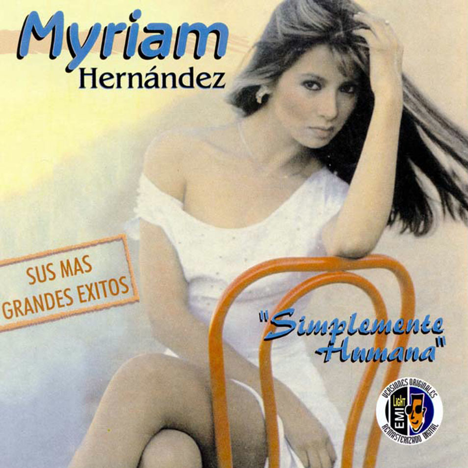 Cartula Frontal de Myriam Hernandez - Simplemente Humana