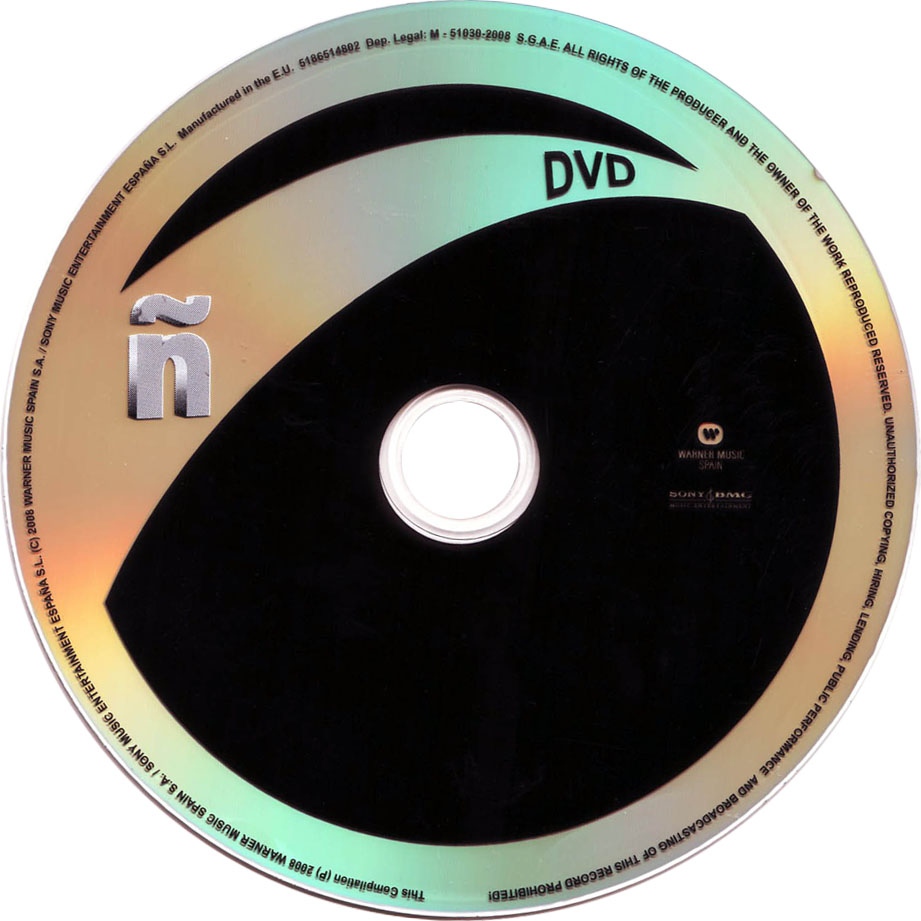 Cartula Dvd de  Los Exitos Del Ao 2008