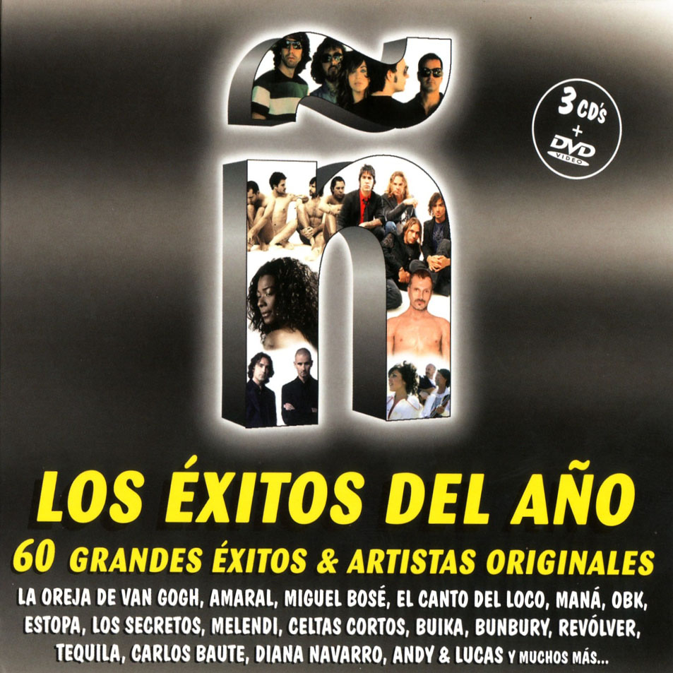 Cartula Frontal de  Los Exitos Del Ao 2008