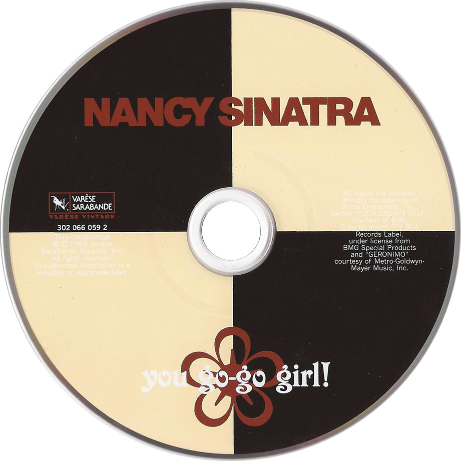 Cartula Cd de Nancy Sinatra - You Go-Go Girl!