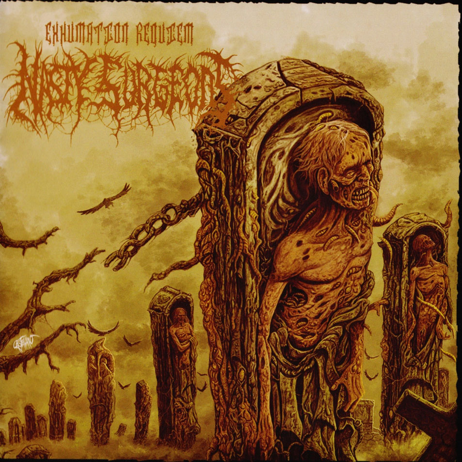 Cartula Frontal de Nasty Surgeons - Exhumation Requiem