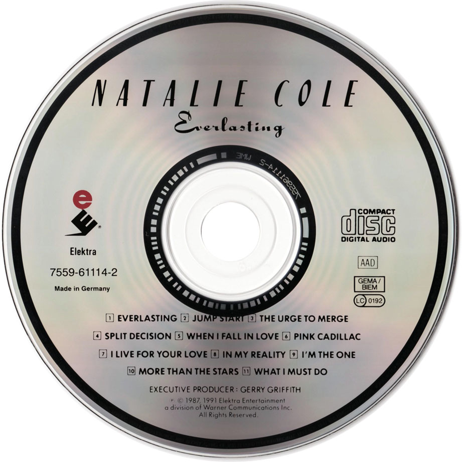 Cartula Cd de Natalie Cole - Everlasting