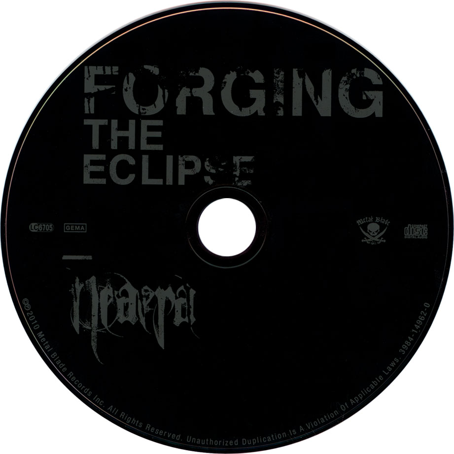 Cartula Cd de Neaera - Forging The Eclipse