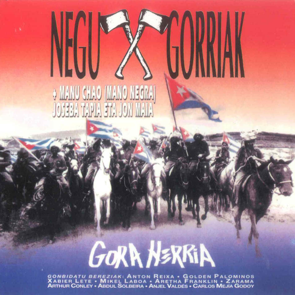 Cartula Frontal de Negu Gorriak - Gora Herria