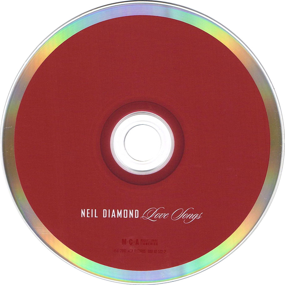 Cartula Cd de Neil Diamond - Love Songs