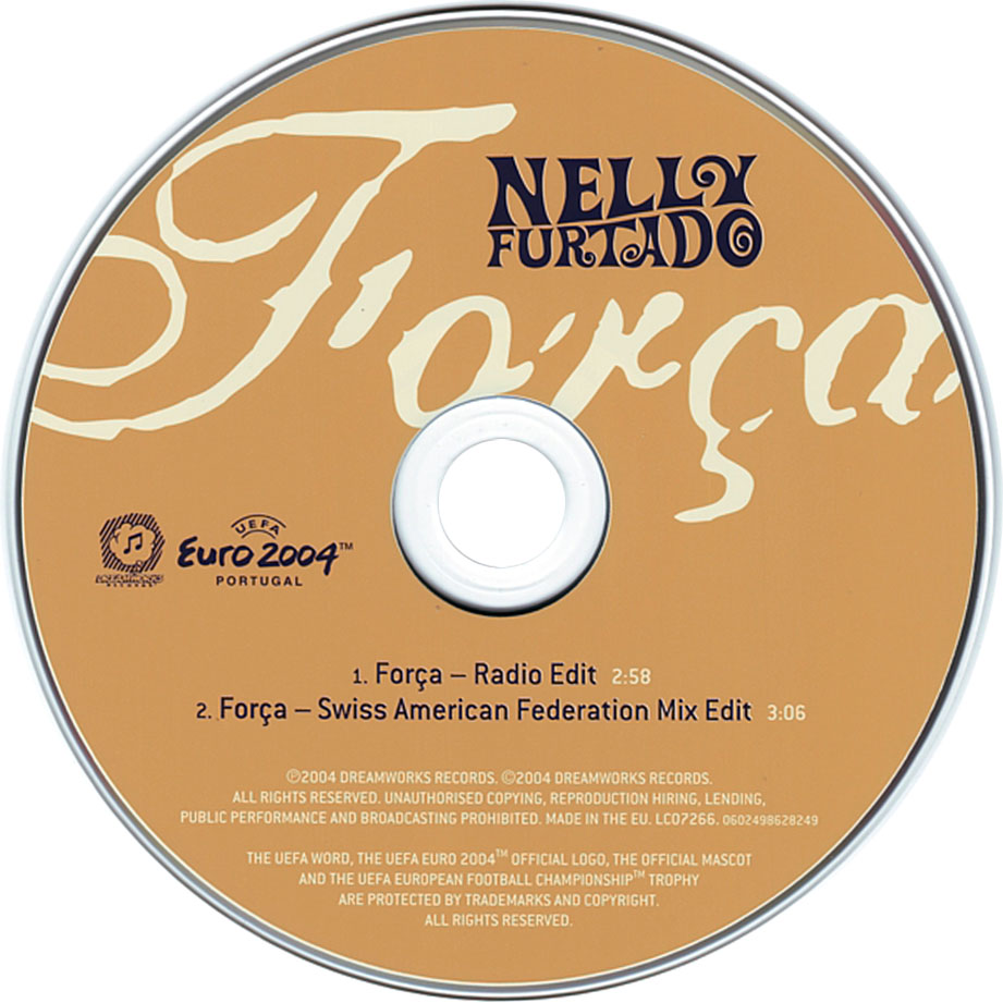 Cartula Cd de Nelly Furtado - Fora (Cd Single)