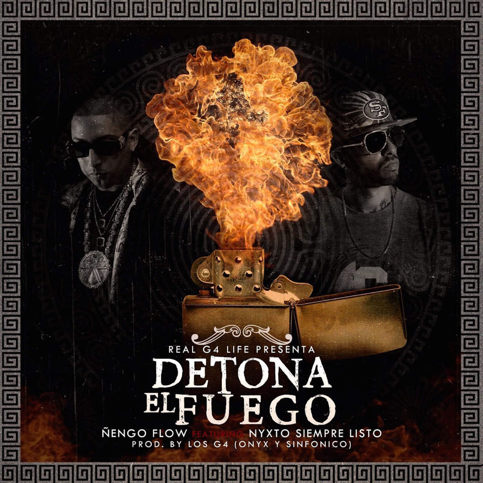 Cartula Frontal de engo Flow - Detona El Fuego (Featuring Nyxto Siempre Listo) (Cd Single)