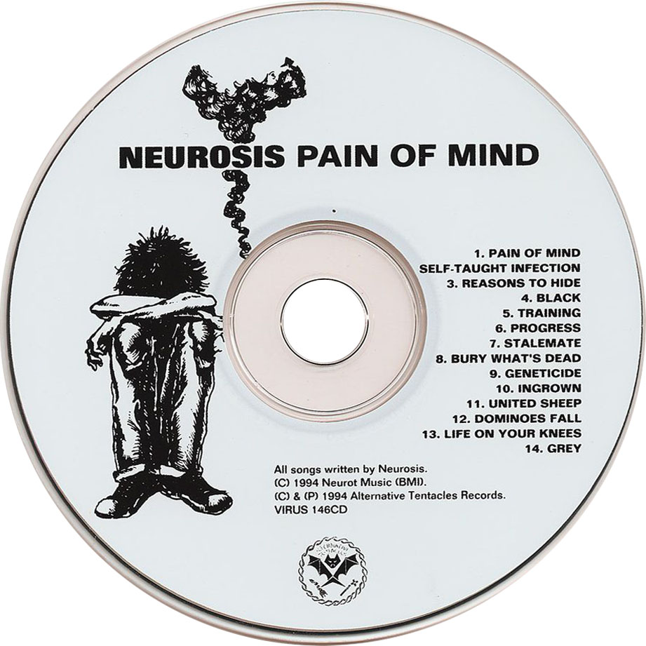 Cartula Cd de Neurosis - Pain Of Mind