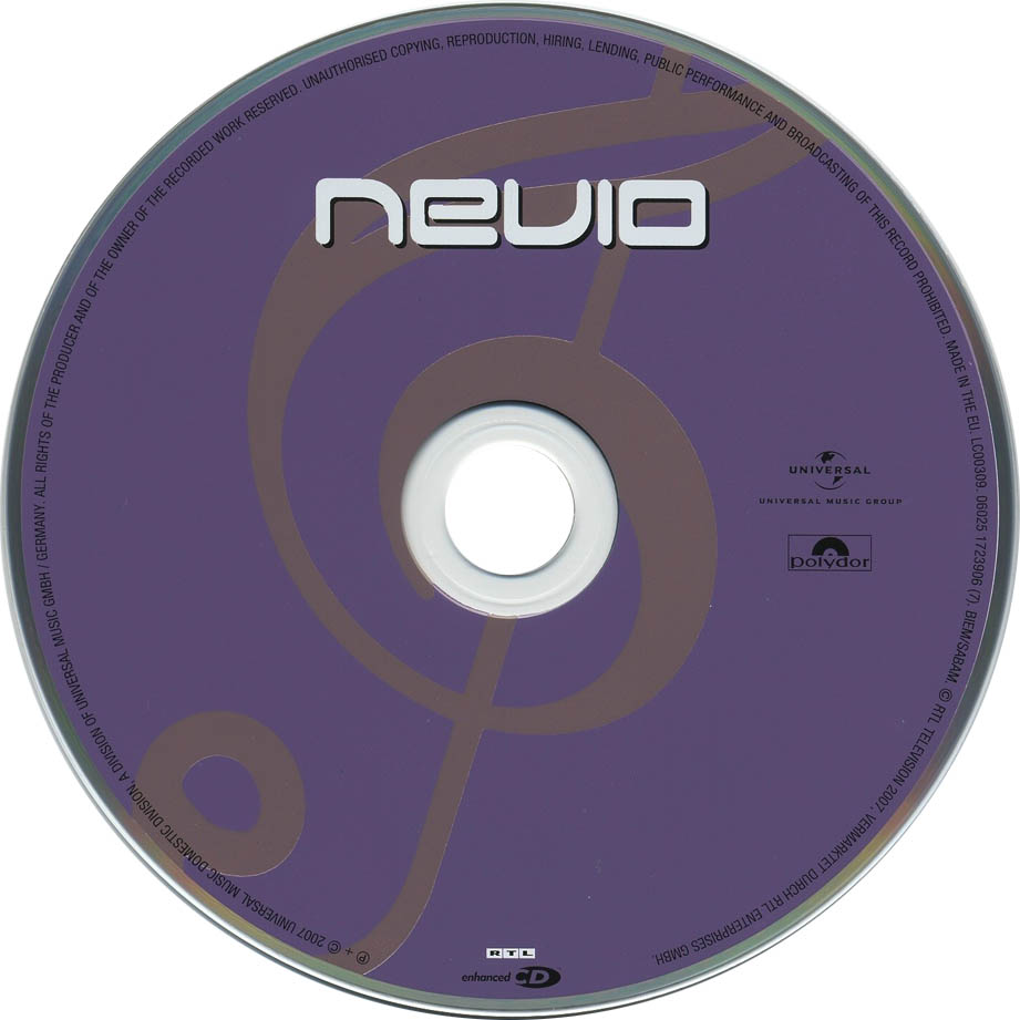 Cartula Cd de Nevio - Nevio
