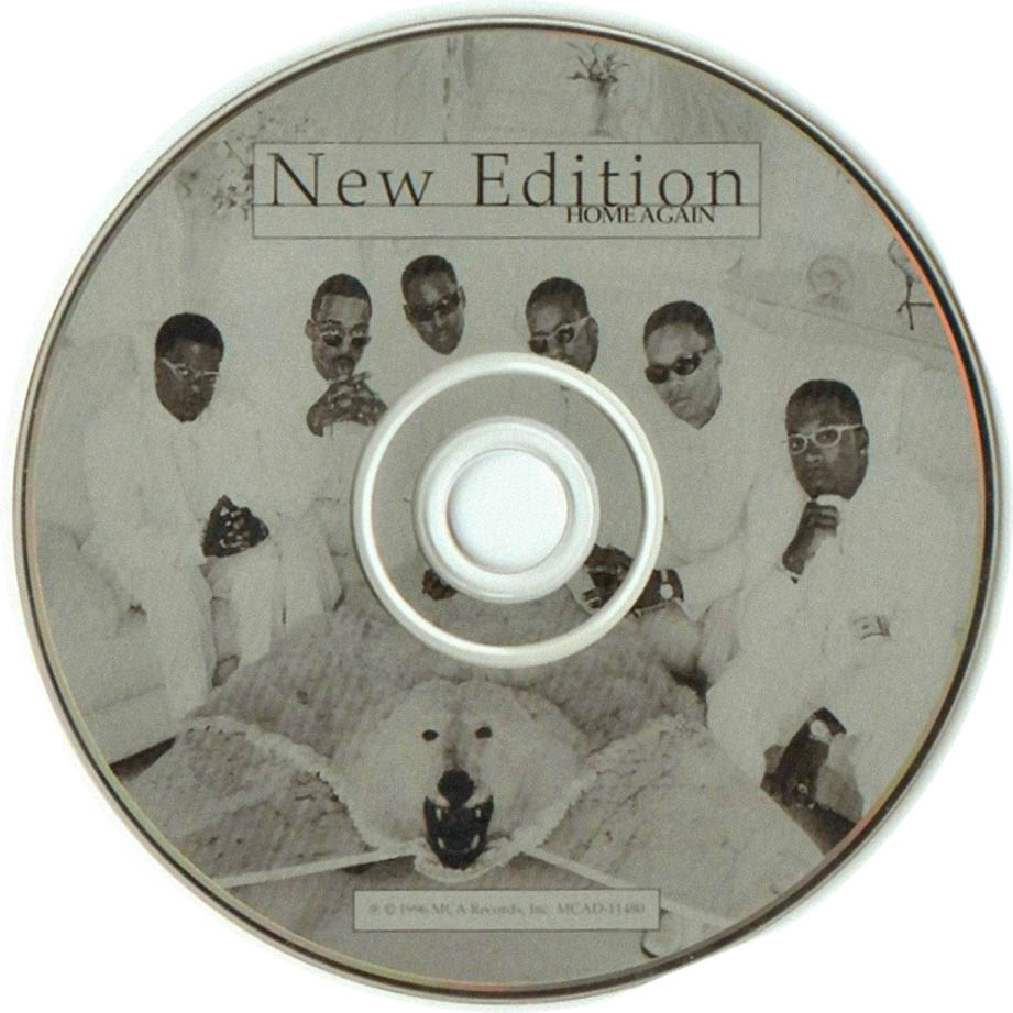 Cartula Cd de New Edition - Home Again