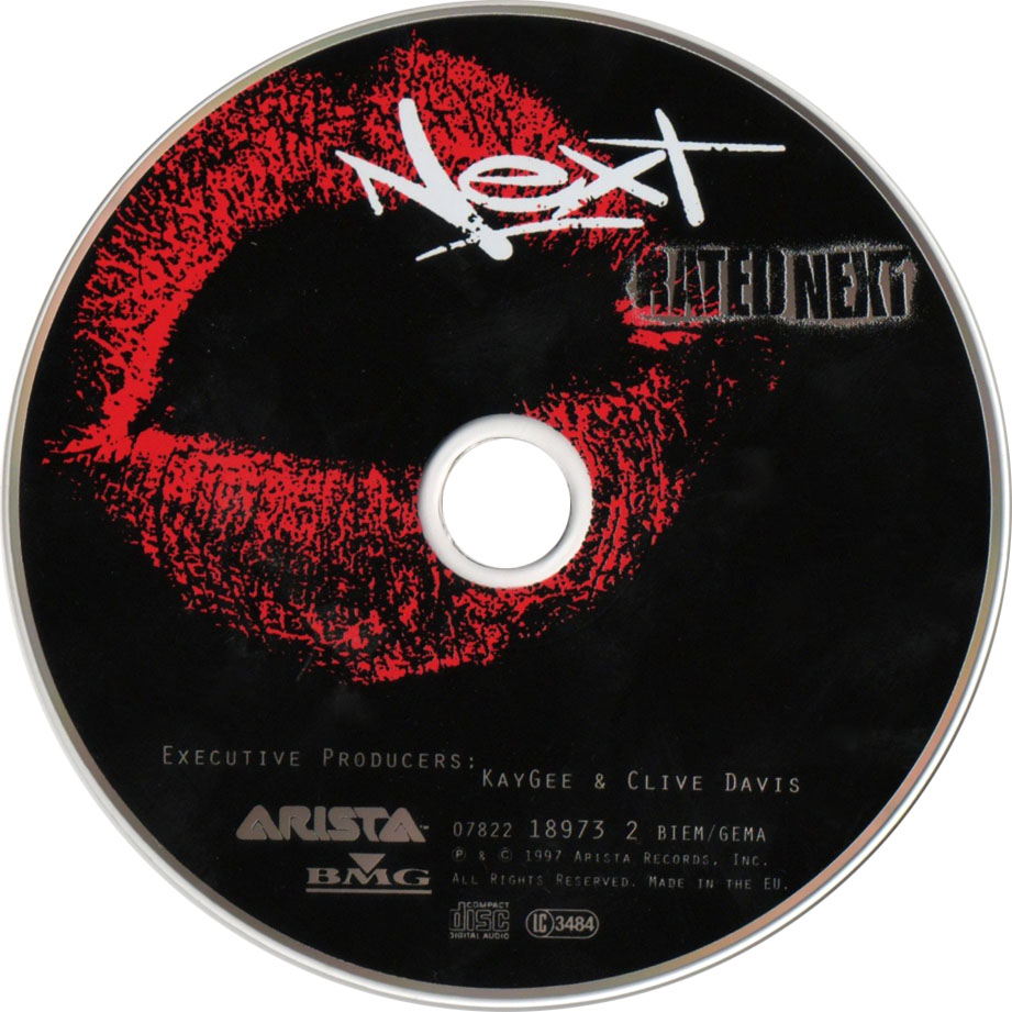 Cartula Cd de Next - Rated Next