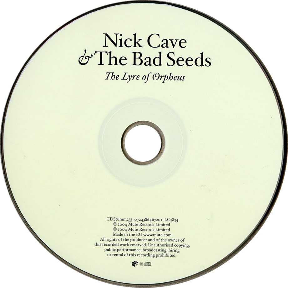 Cartula Cd2 de Nick Cave & The Bad Seeds - Abattoir Blues / The Lyre Of Orpheus