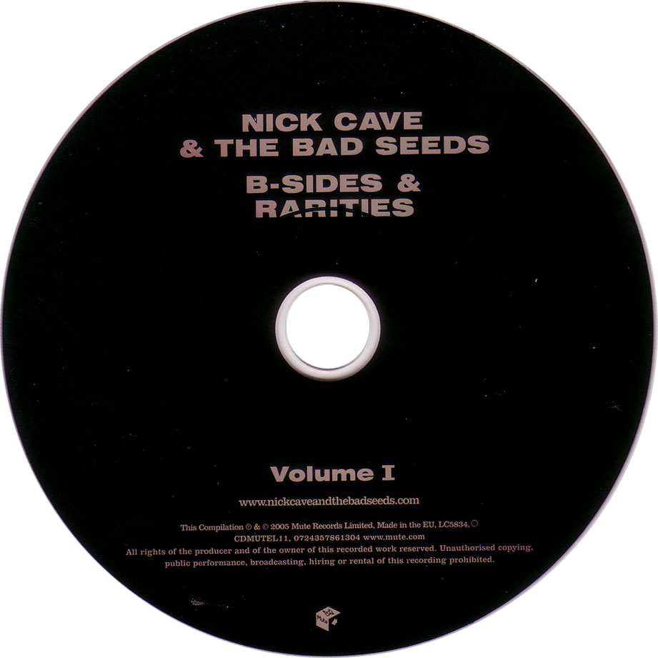 Cartula Cd1 de Nick Cave & The Bad Seeds - B-Sides & Rarities