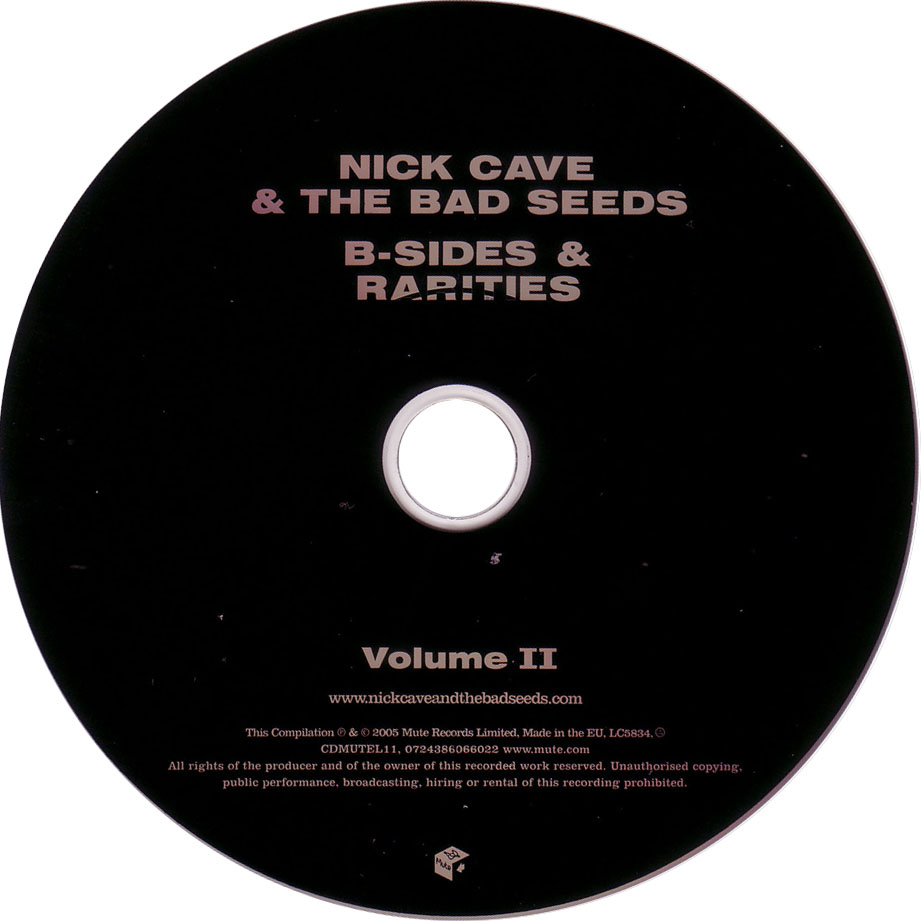 Cartula Cd2 de Nick Cave & The Bad Seeds - B-Sides & Rarities