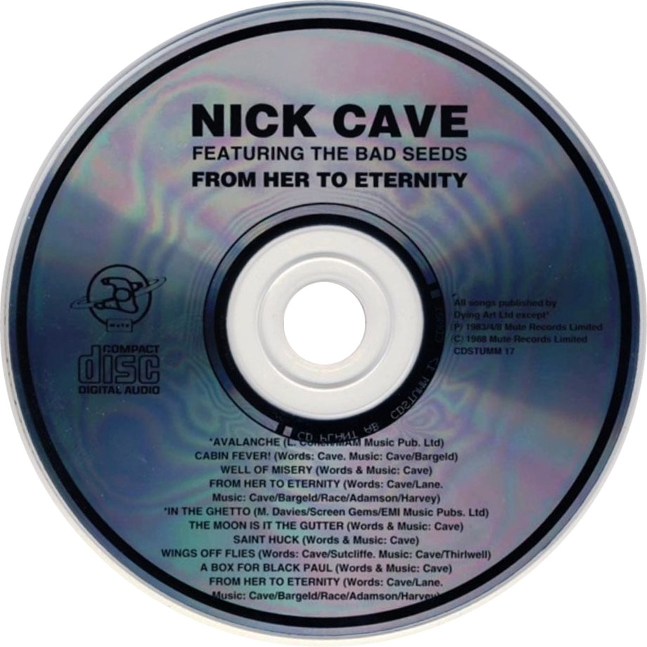 Cartula Cd de Nick Cave & The Bad Seeds - From Here To Eternity