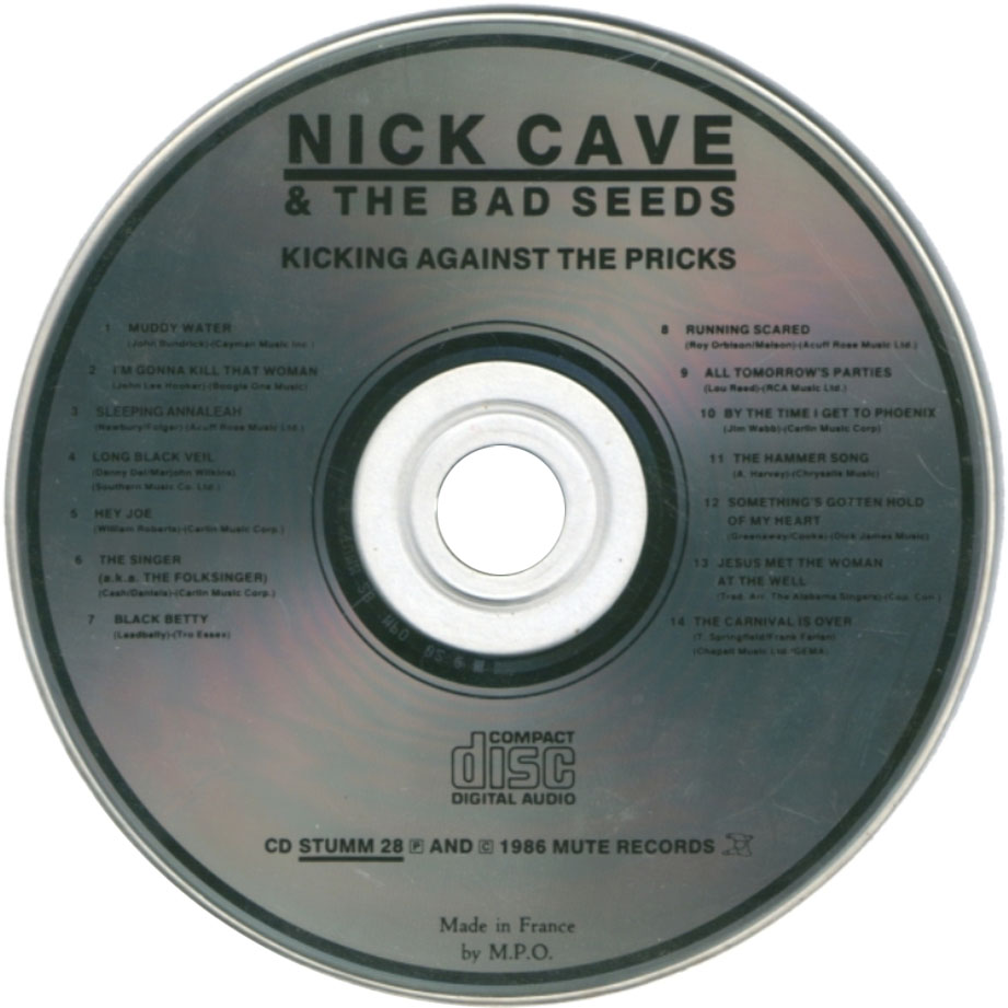Cartula Cd de Nick Cave & The Bad Seeds - Kicking Against The Pricks