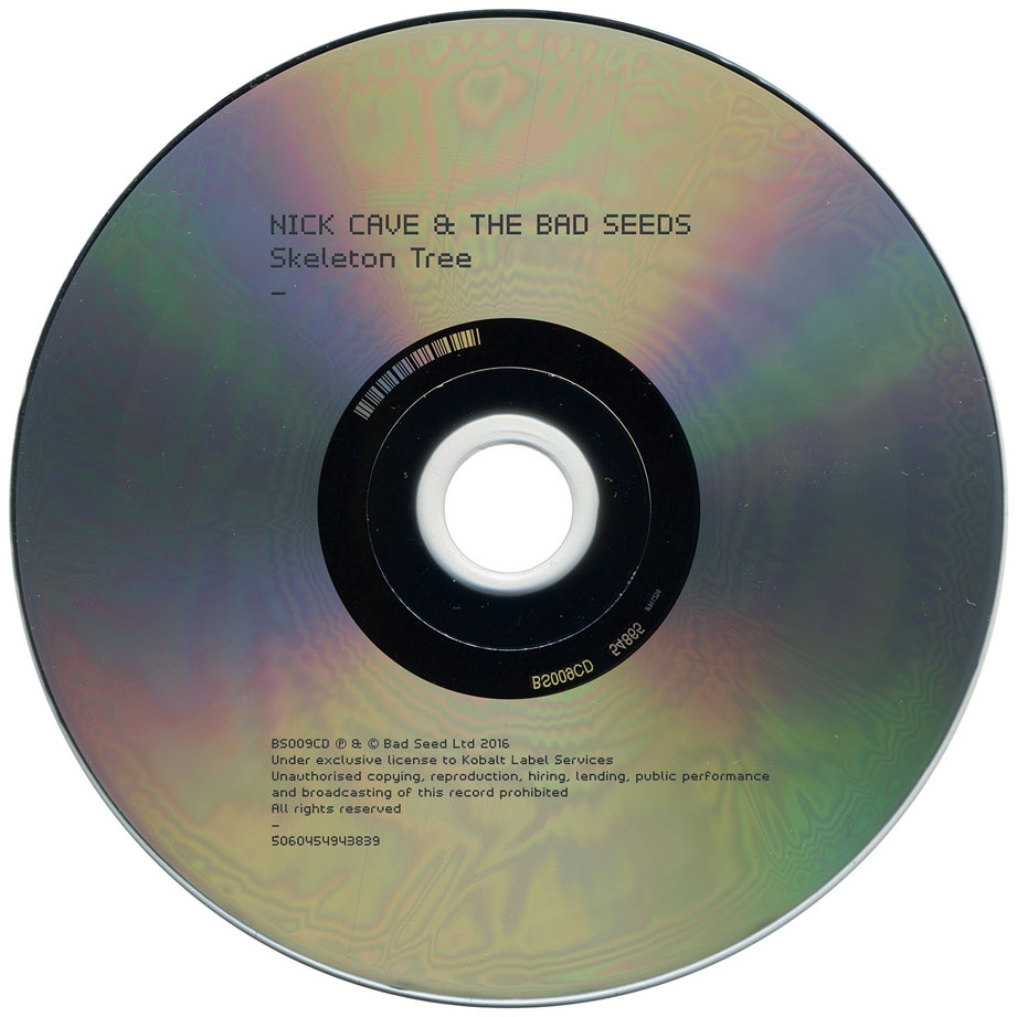 Cartula Cd de Nick Cave & The Bad Seeds - Skeleton Tree