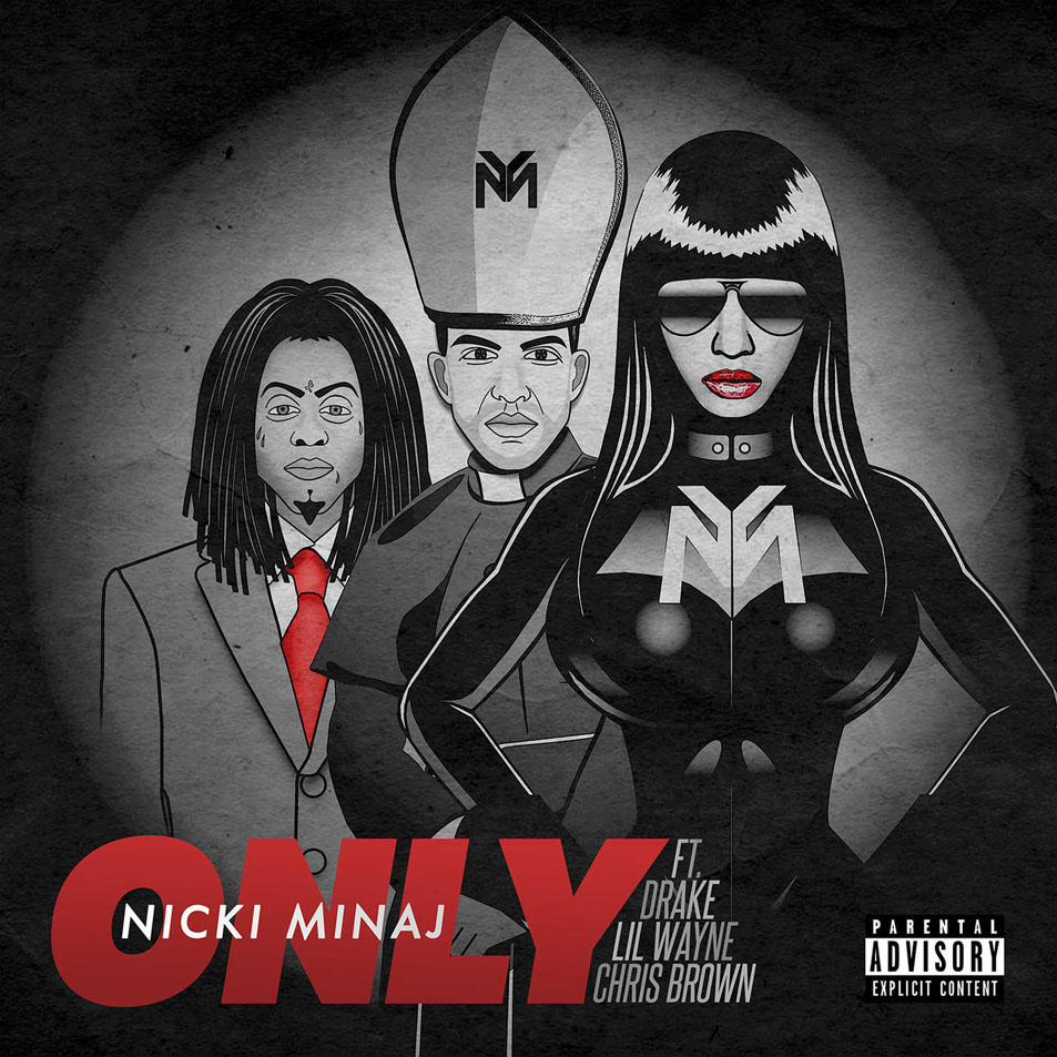 Cartula Frontal de Nicki Minaj - Only (Featuring Lil Wayne, Drake & Chris Brown) (Cd Single)
