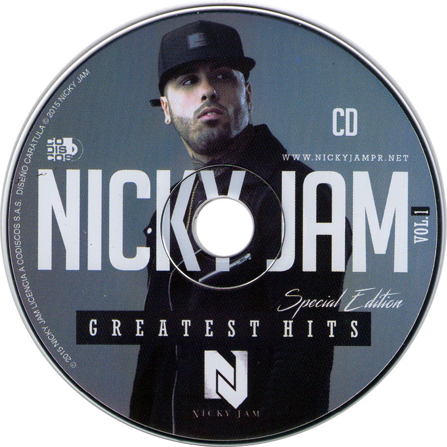 Cartula Cd de Nicky Jam - Greatest Hits Volumen 1 (Special Edition)